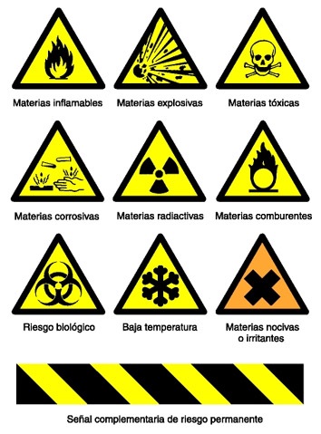 Etiquetado de recipientes y tuberas