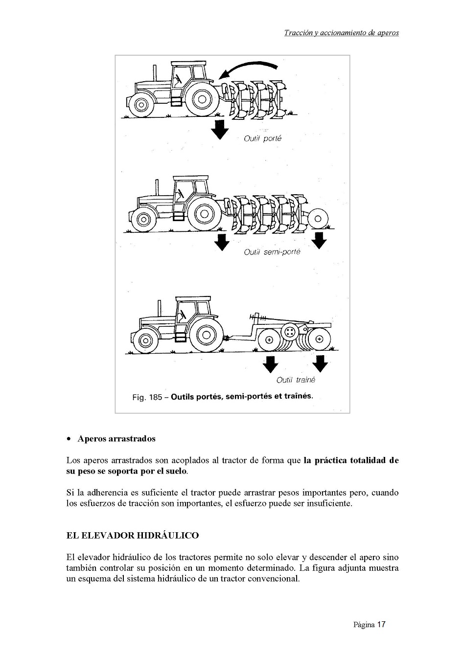 Estudio de los tractores y de maquinaria agrcola. Pgina 17