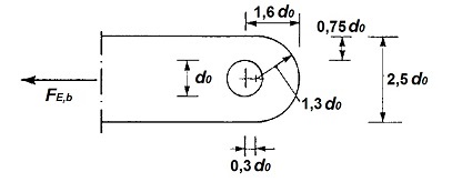 pieza de acero con taladro