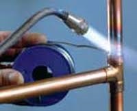 soldadura blanda con soplete