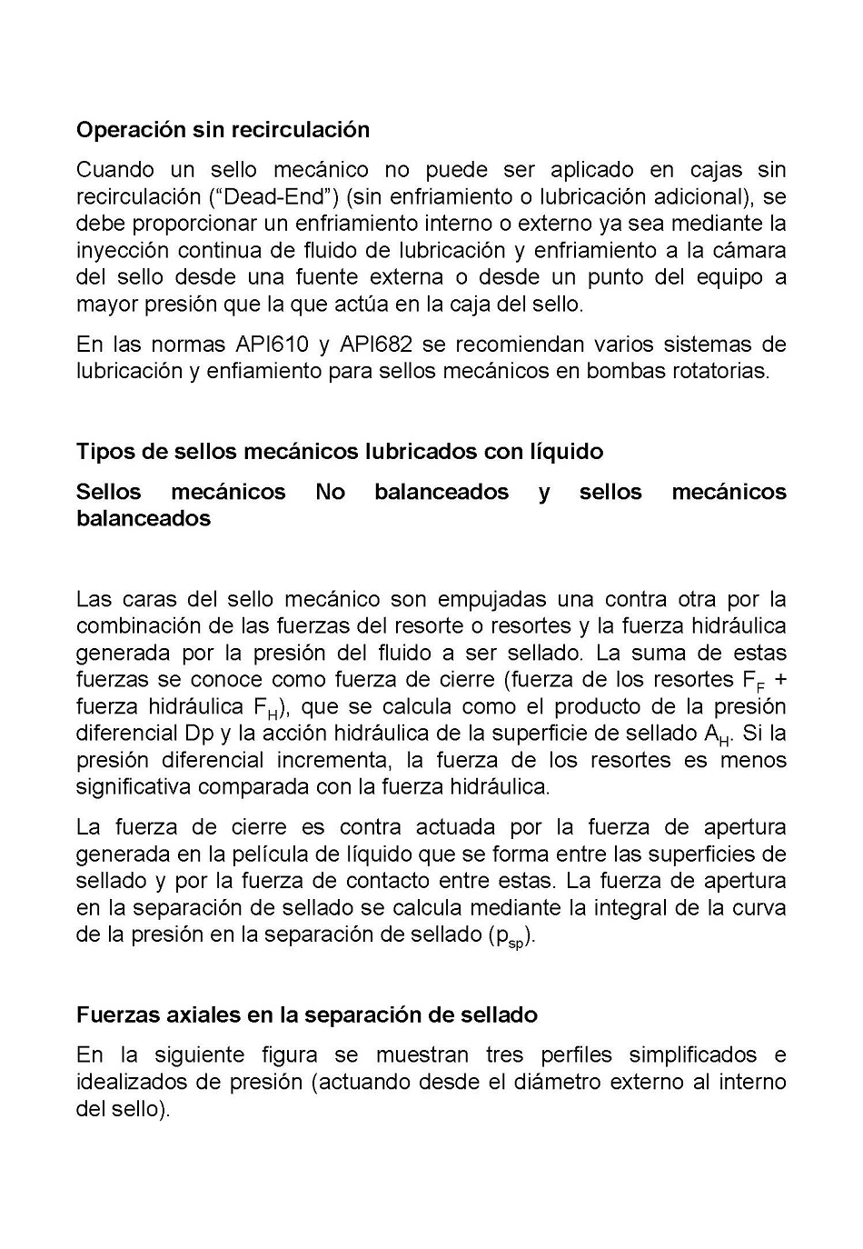 Sellado de equipos mecnicos rotatorios. Pgina 17