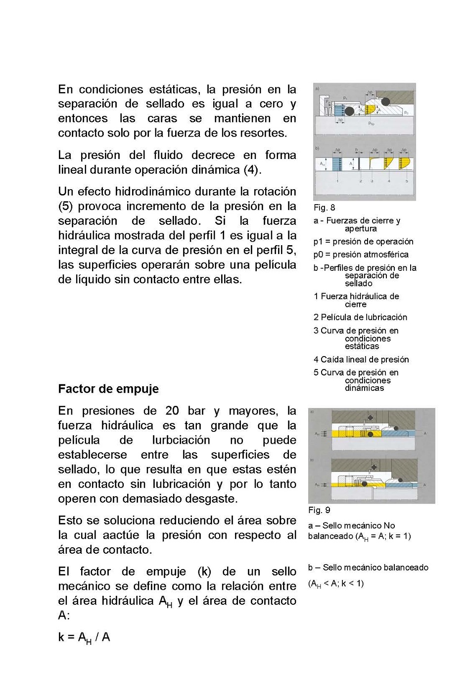 Sellado de equipos mecnicos rotatorios. Pgina 18
