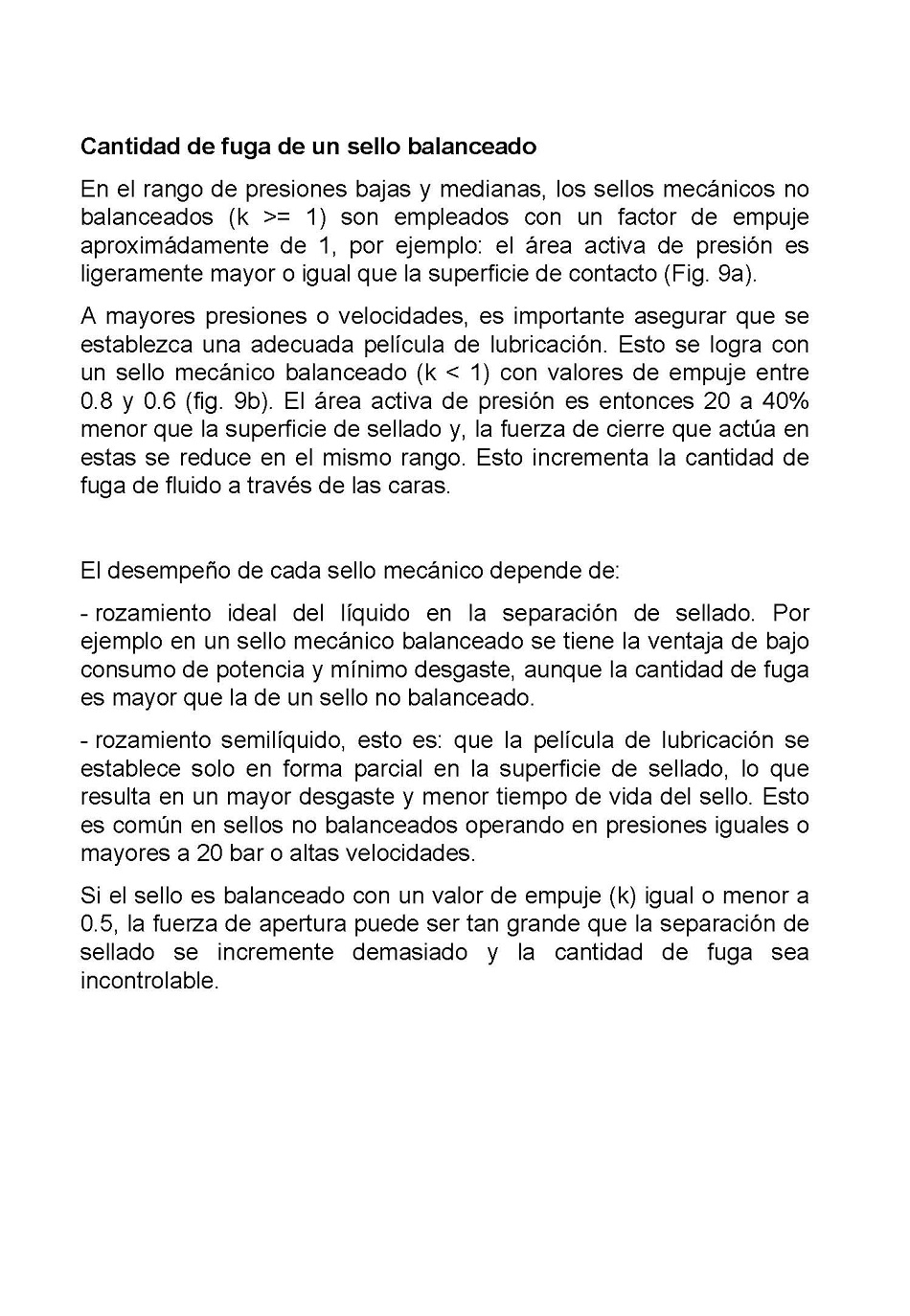 Sellado de equipos mecnicos rotatorios. Pgina 19