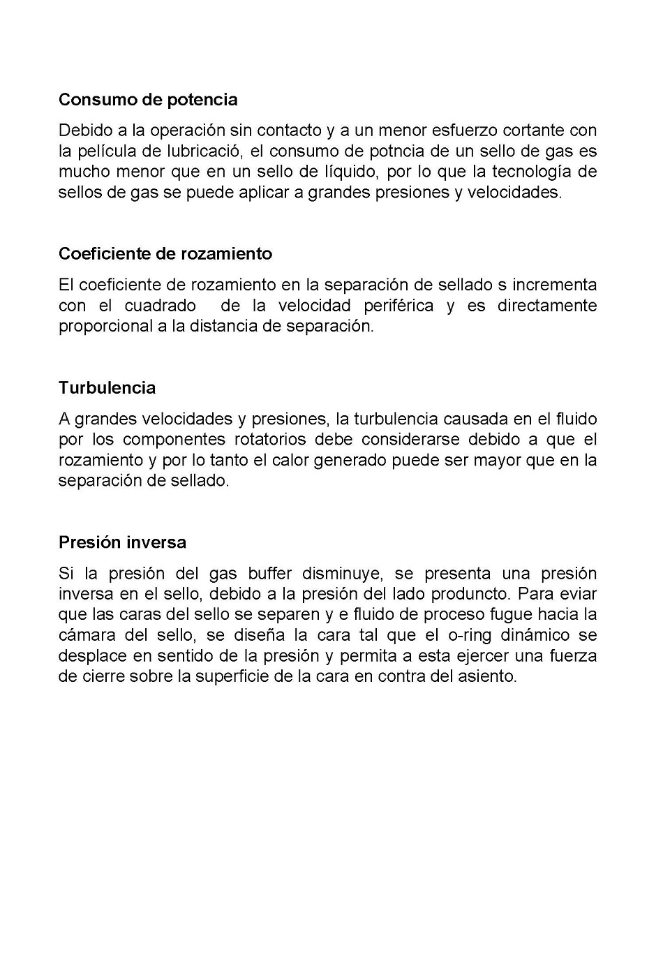 Sellado de equipos mecnicos rotatorios. Pgina 33
