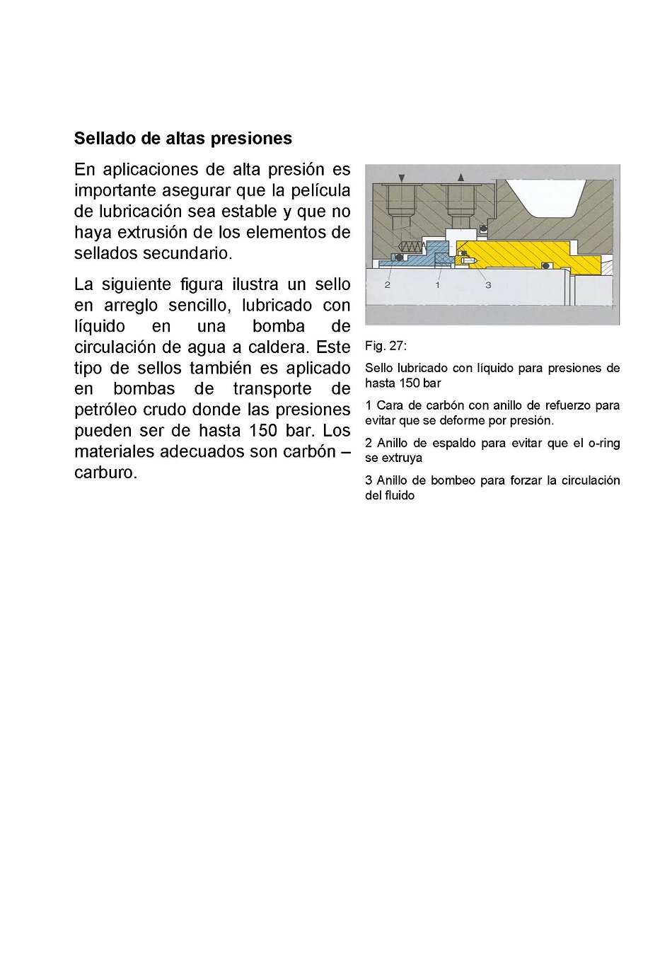 Sellado de equipos mecnicos rotatorios. Pgina 38