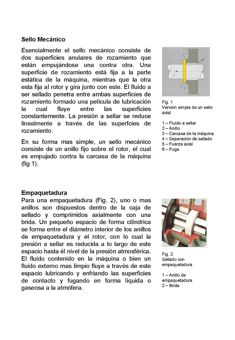 Sellado de equipos mecnicos rotatorios. Pgina 3