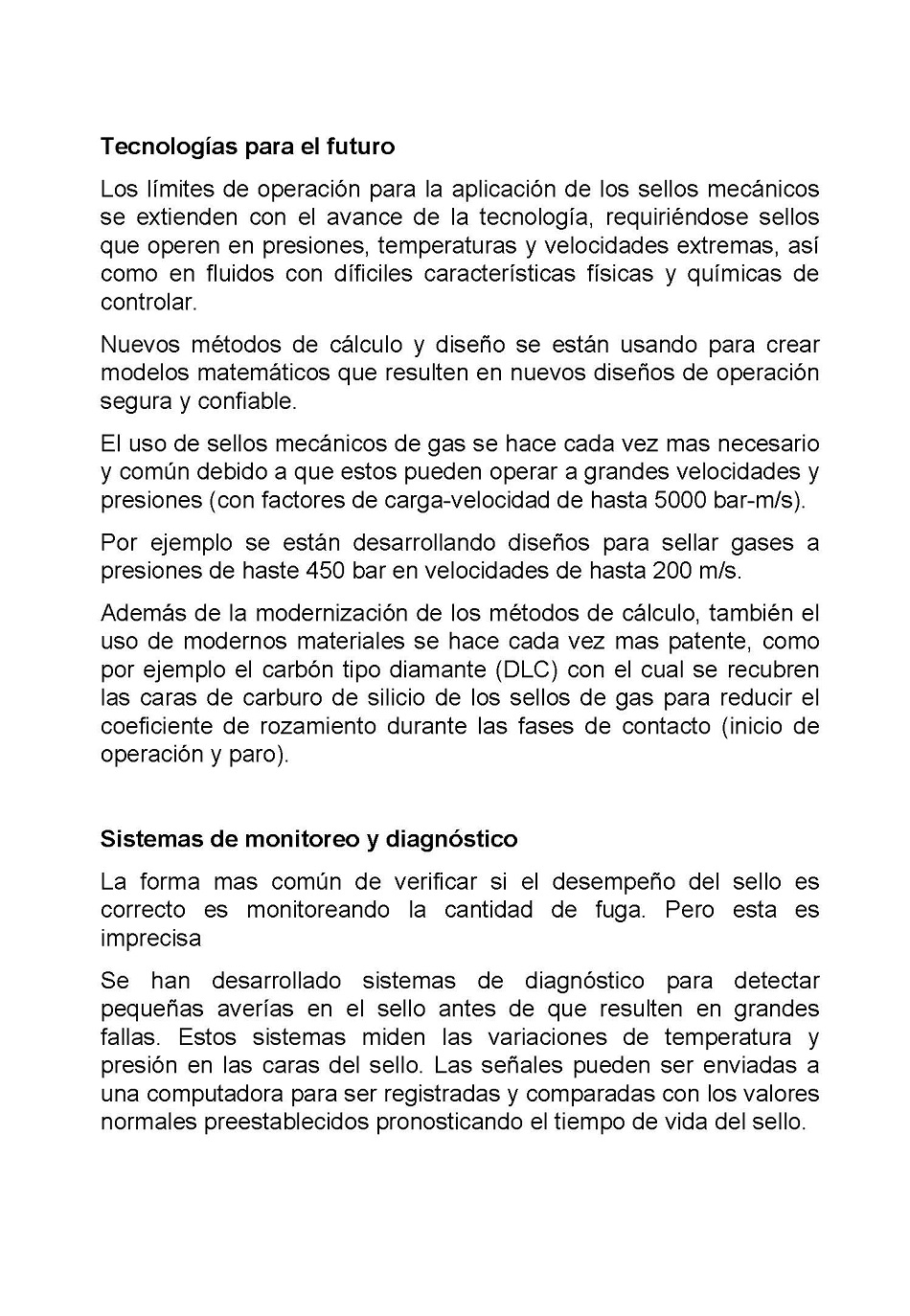 Sellado de equipos mecnicos rotatorios. Pgina 48