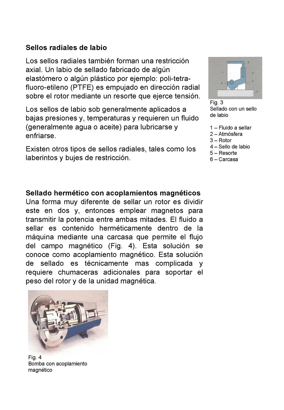 Sellado de equipos mecnicos rotatorios. Pgina 4
