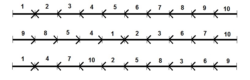 Soldaduras a paso de peregrino con un soldador