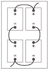 Conexin en serie-paralelo de bateras