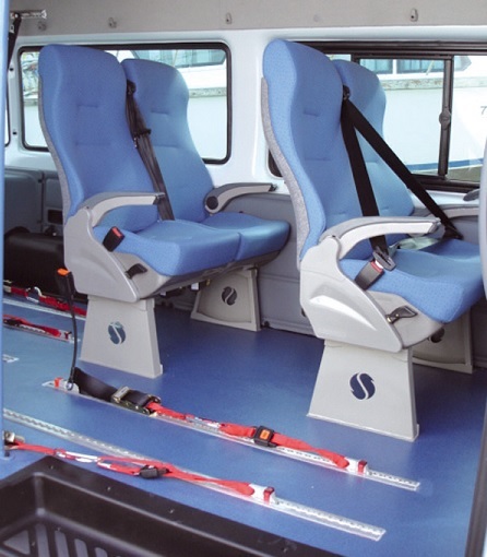 Instalacin de anclajes para silla de ruedas