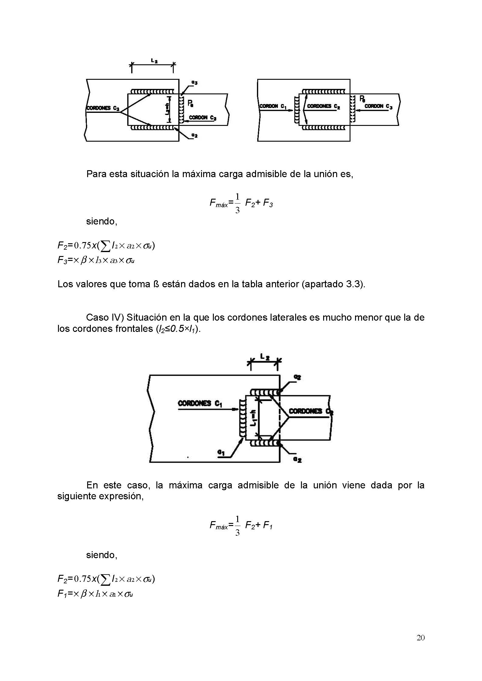 Clculo mecnico de las uniones soldadas