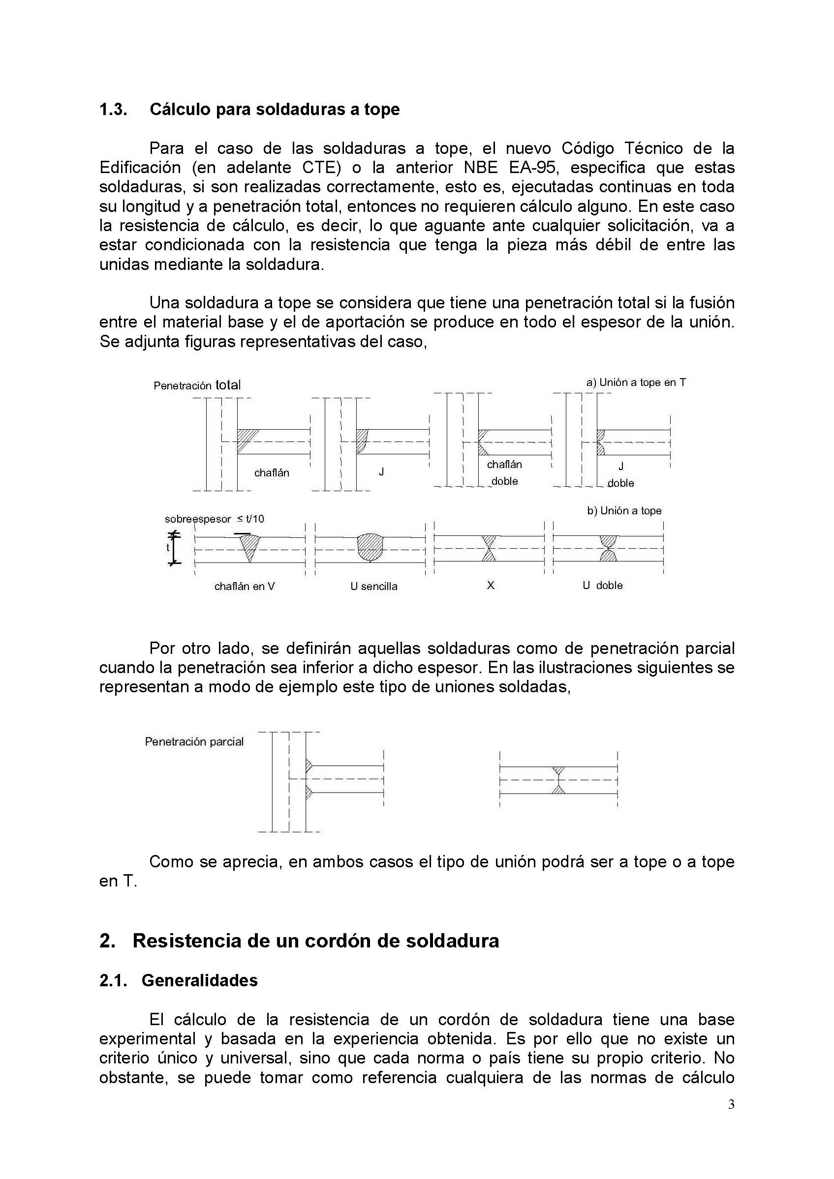 Clculo mecnico de las uniones soldadas
