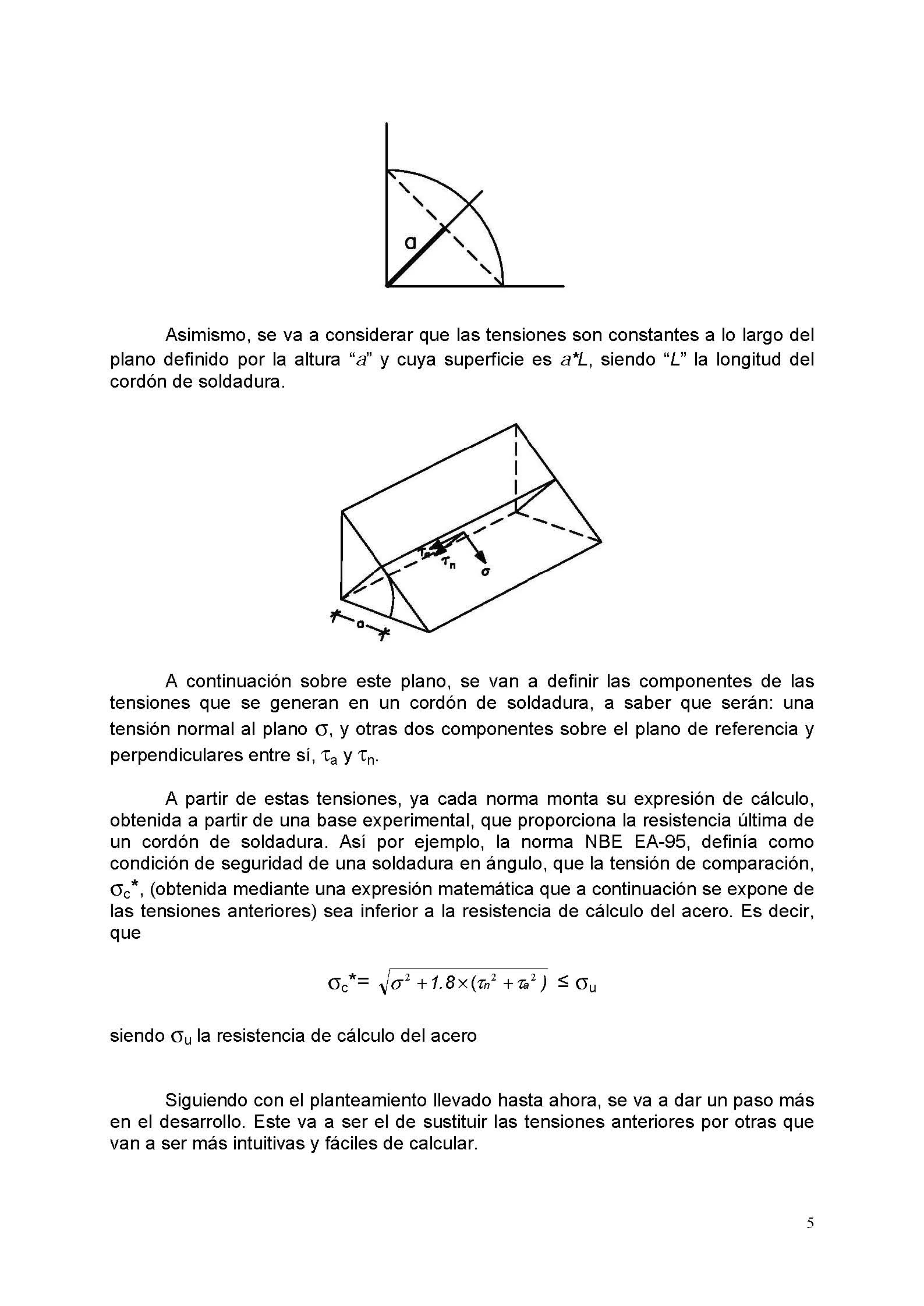 Clculo mecnico de las uniones soldadas
