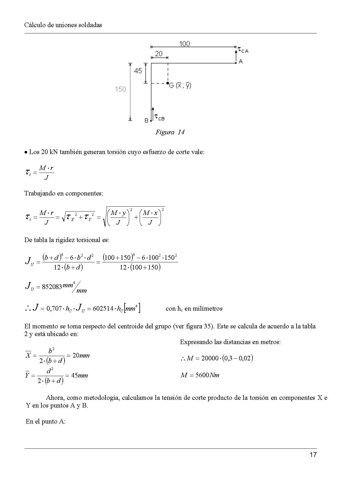 Clculo de uniones soldadas