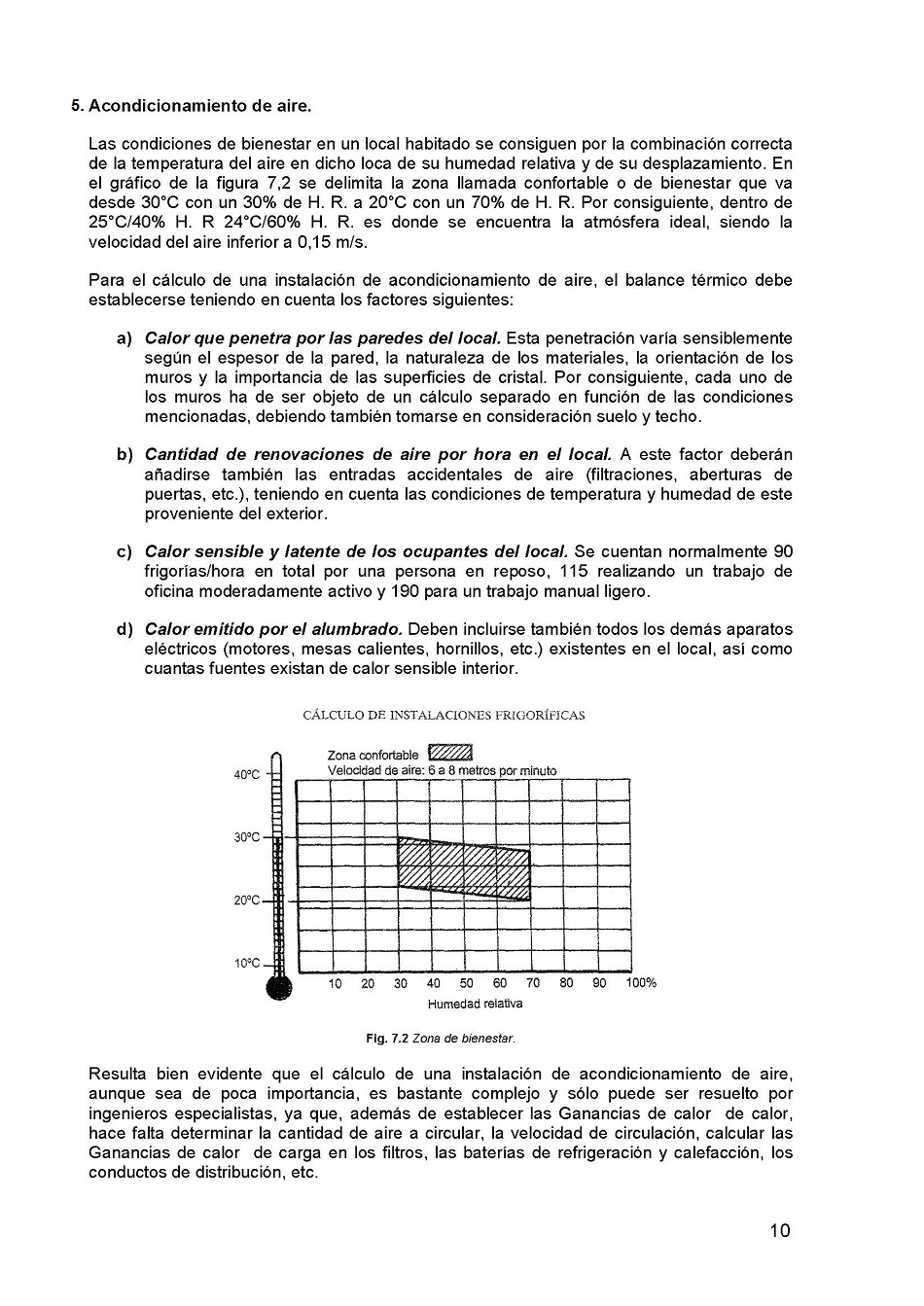 Clculo de instalaciones frigorficas. Pgina 10
