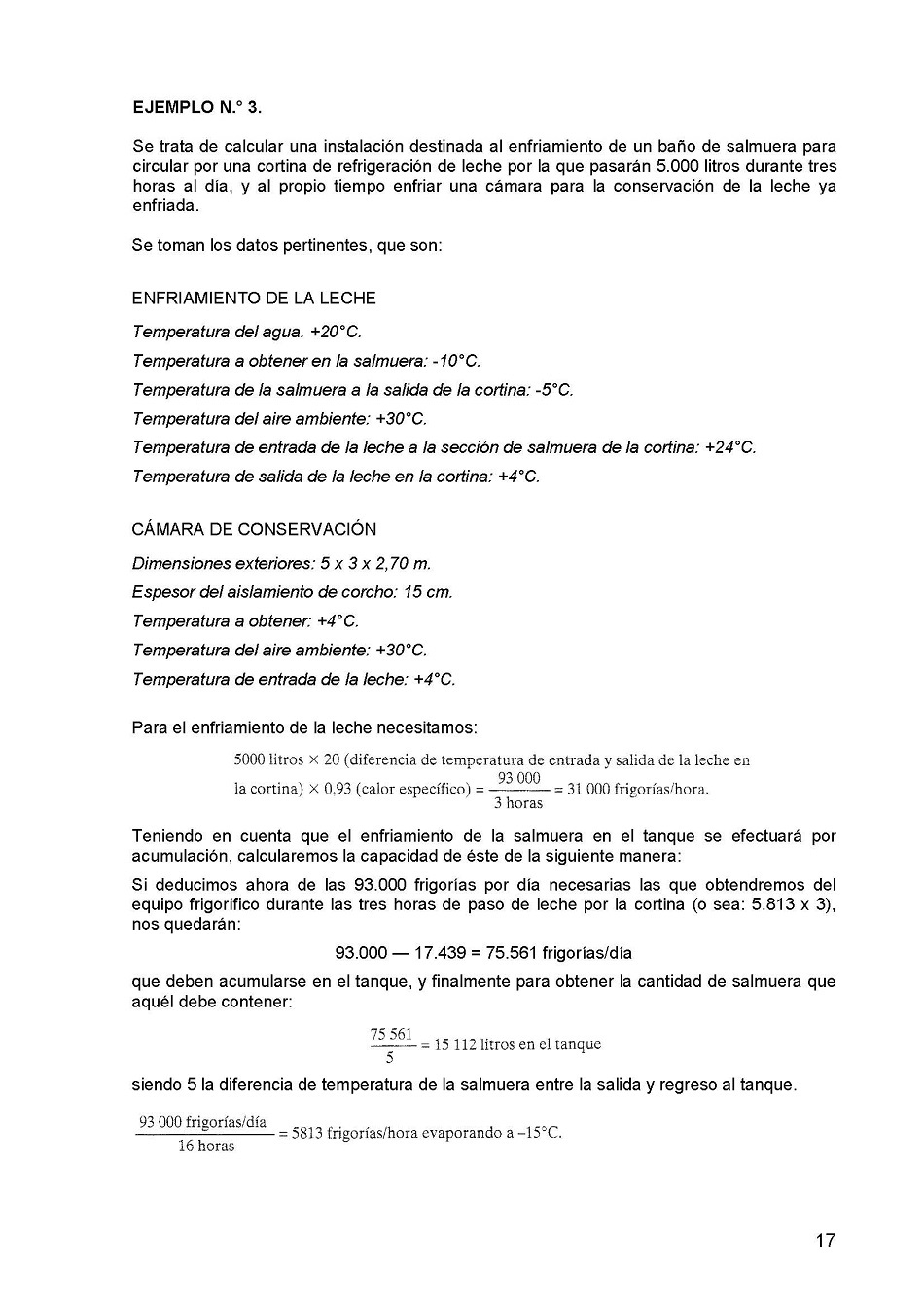 Clculo de instalaciones frigorficas. Pgina 17