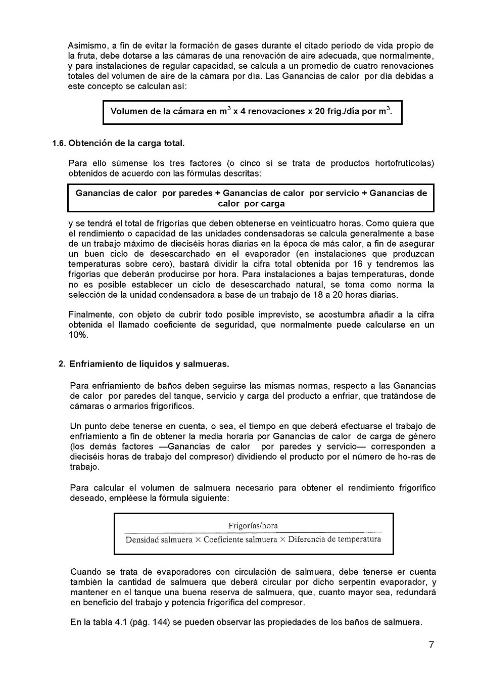 Clculo de instalaciones frigorficas. Pgina 07