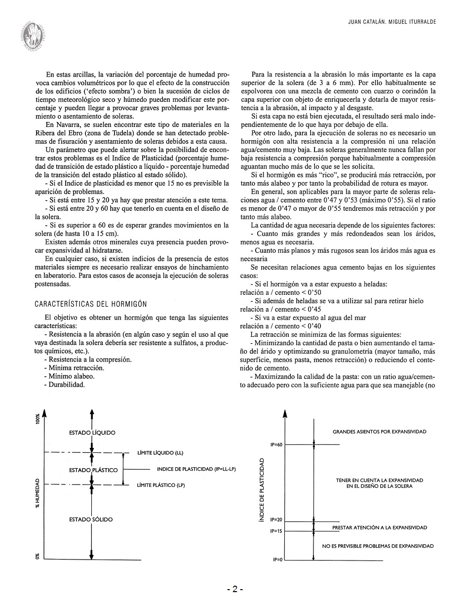 Diseo y Ejecucin de Soleras Industriales: Problemas y Soluciones. Pgina 02
