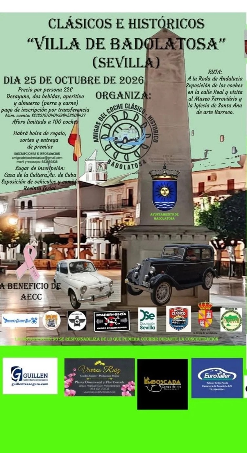 Cartel n� 030 de Eventos y Concentraciones de Veh�culos Cl�sicos e Hist�ricos