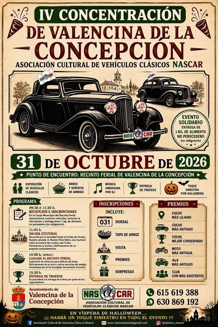 Cartel n� 031 de Eventos y Concentraciones de Veh�culos Cl�sicos e Hist�ricos