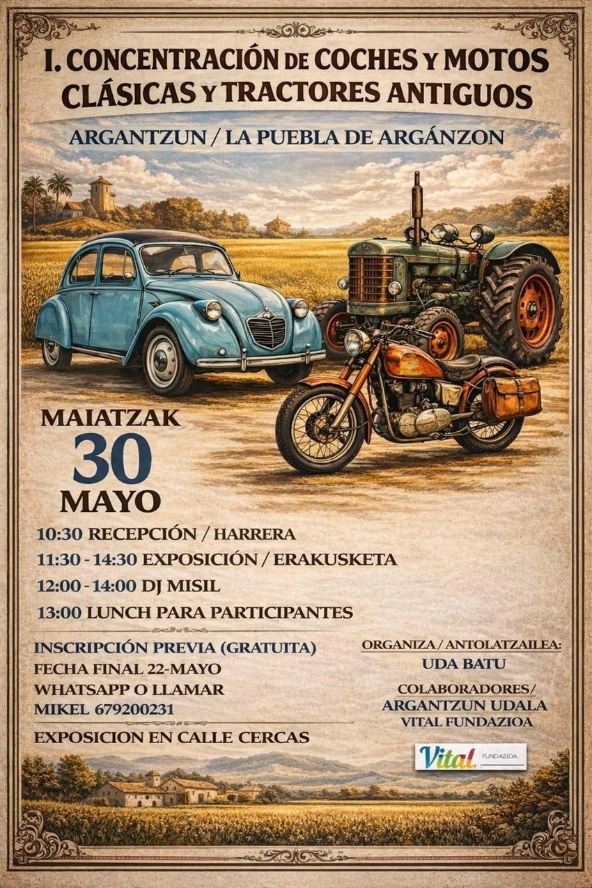 Cartel n� 009 de Eventos y Concentraciones de Veh�culos Cl�sicos