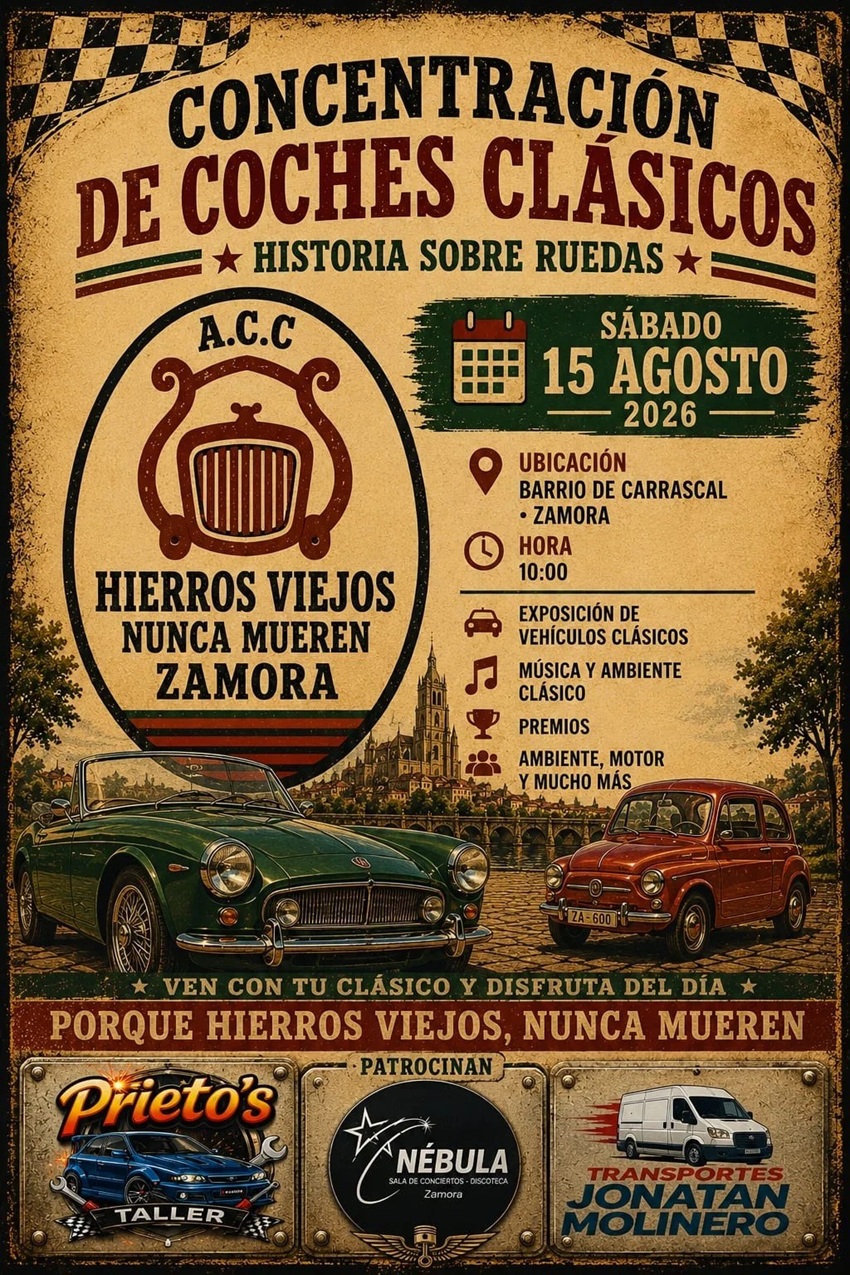 Cartel n� 020 de Eventos y Concentraciones de Veh�culos Cl�sicos