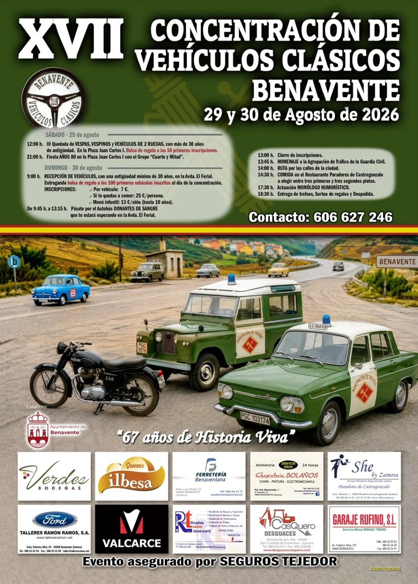 Cartel n� 022 de Eventos y Concentraciones de Veh�culos Cl�sicos